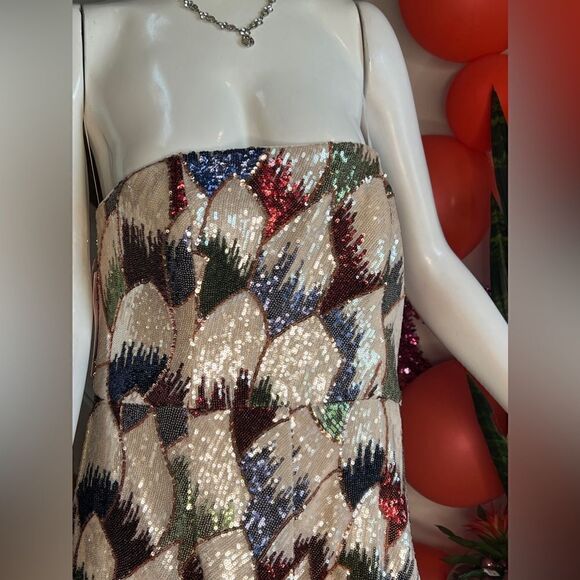 ANTHROPOLOGIE x BHLDN sequins jumpsuit - Picture 5 of 7